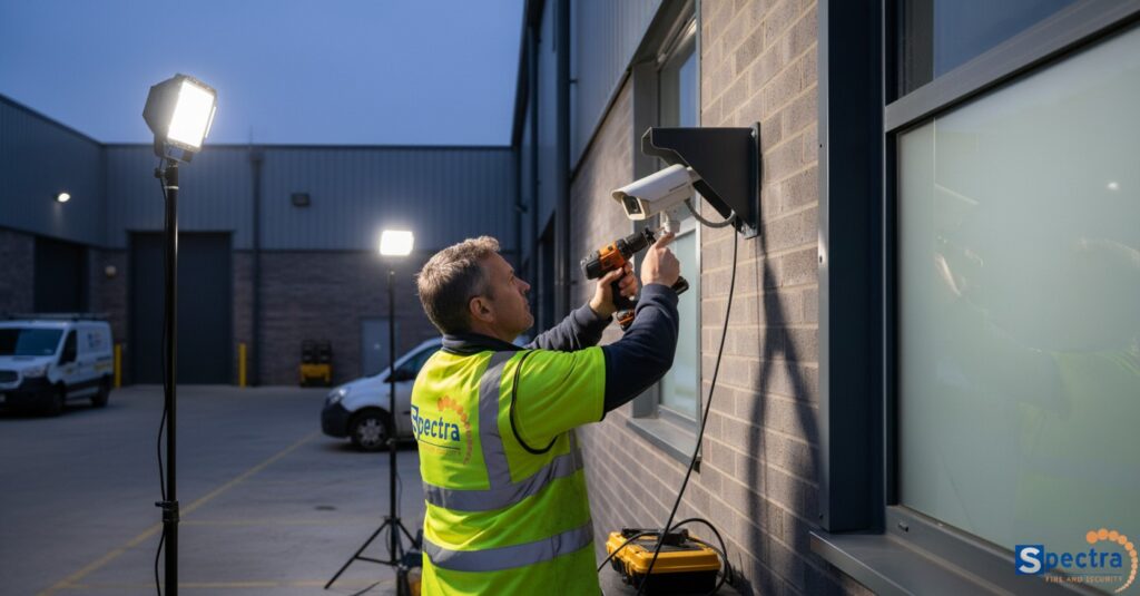 Commercial CCTV installation